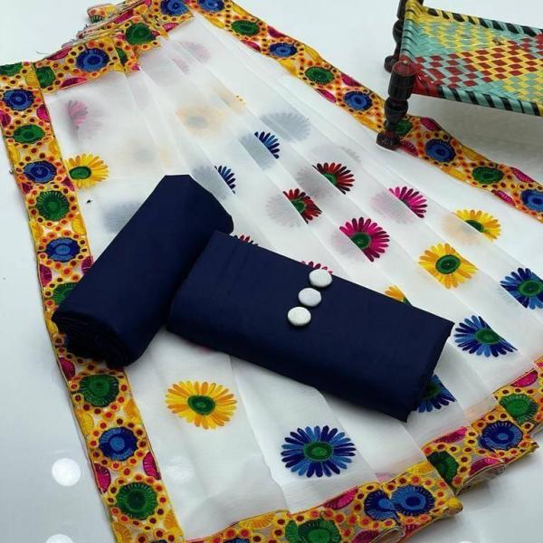 3 Pcs Women's Unstitched Katan Silk Plain Suit