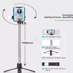 Selfie Stick With LED Light Mini Tripod Stand