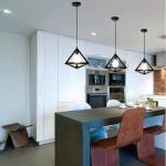 Triangle Shaped Hanging Lamp