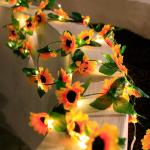Solar Artificial Sunflower (Waterproof)