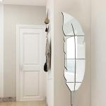 Silver Acrylic Leaf For Wall Decor - Extra Large