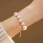 Zig Zag Pearl Bracelet