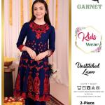 Girl's Lawn Embroidered Shirt And Trouser